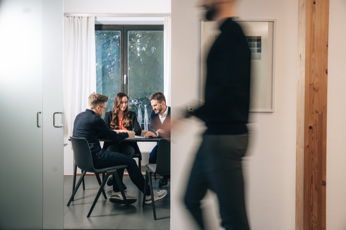 Besprechung in unseren Räumen in Hauzenberg